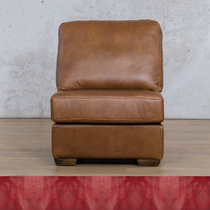 Stanford Leather Armless Chair Leather Gallery Royal Ruby WAREHOUSE COLLECTION - PINETOWN OR NORTHRIDING Full Foam