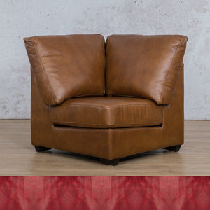 Stanford Leather Corner Leather Gallery Royal Ruby WAREHOUSE COLLECTION - PINETOWN OR NORTHRIDING Full Foam