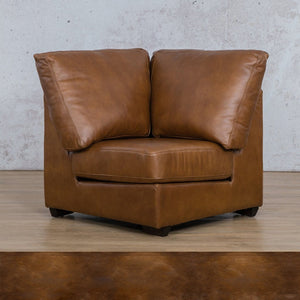 Stanford Leather Corner Leather Gallery Royal Walnut WAREHOUSE COLLECTION - PINETOWN OR NORTHRIDING Full Foam