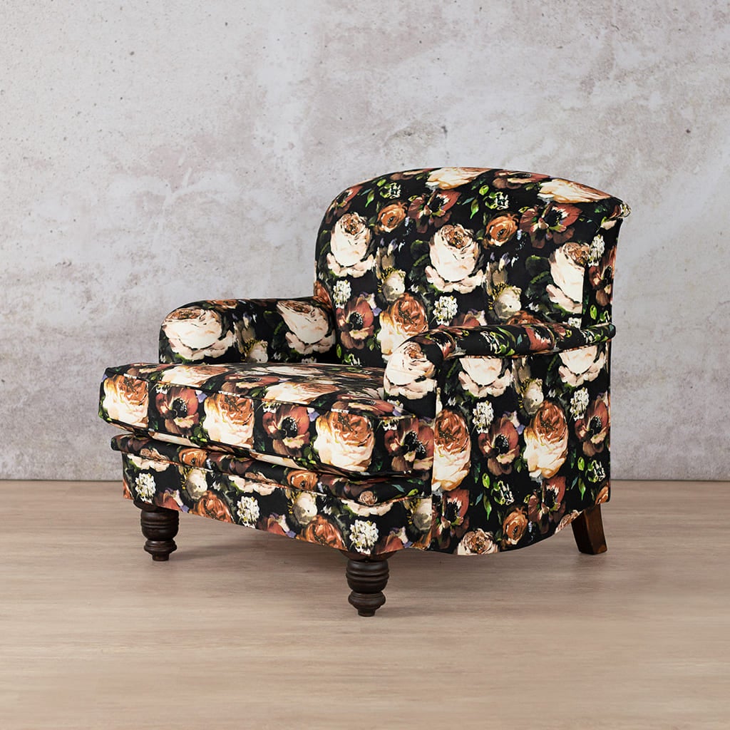 Samara Occasional Chair - Summer Fabric Armchair Leather Gallery 