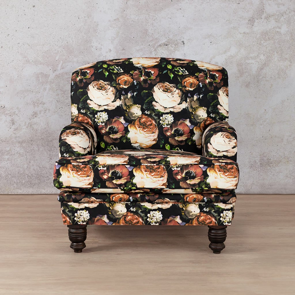 Samara Occasional Chair - Summer Fabric Armchair Leather Gallery 