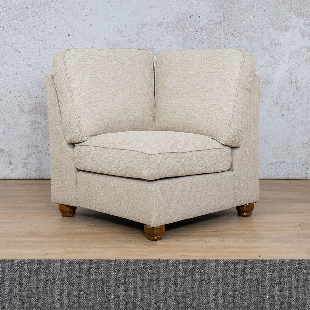 Salisbury Fabric Corner Fabric Sofa Leather Gallery Silver Charm WAREHOUSE COLLECTION - PINETOWN OR NORTHRIDING Full Foam