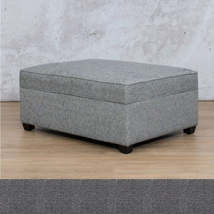 Arizona Fabric Ottoman Fabric Sofa Leather Gallery Silver Charm WAREHOUSE COLLECTION - PINETOWN OR NORTHRIDING Full Foam