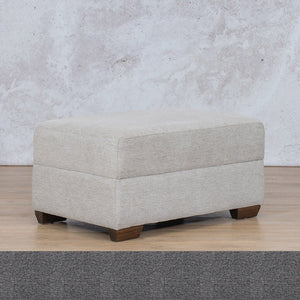 Stanford Fabric Ottoman Fabric Sofa Leather Gallery Silver Charm WAREHOUSE COLLECTION - PINETOWN OR NORTHRIDING Full Foam
