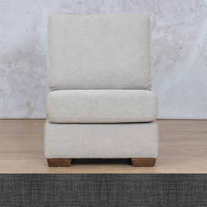 Stanford Fabric Armless Chair Leather Gallery Skiftebo Dark Grey WAREHOUSE COLLECTION - PINETOWN OR NORTHRIDING Full Foam