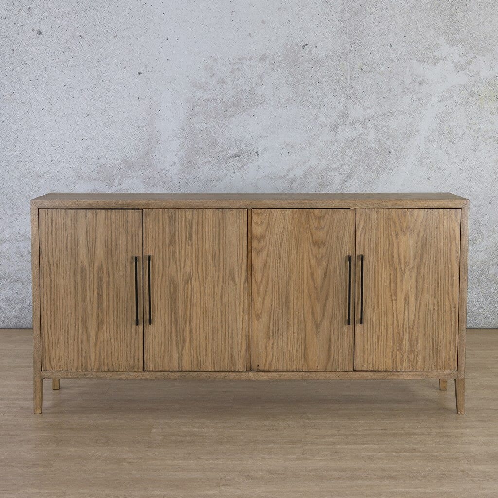 Stockholm Sideboard - 1800 Side Board Leather Gallery Antique Natural Oak 1500 mm 