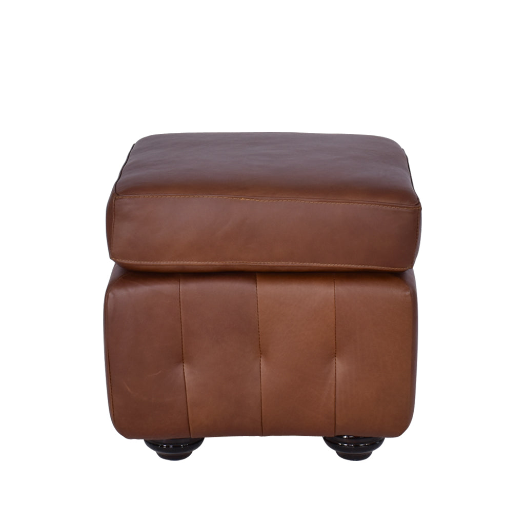 Sullivan Regal Treacle Square Ottoman Ottoman Leather Gallery 