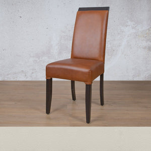 Urban Leather Dark Mahogany Dining Chair Dining Chair Leather Gallery Urban White 