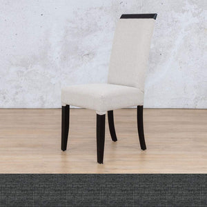 Urban Dark Mahogany Dining Chair Dining Chair Leather Gallery Volcanic Charcoal 