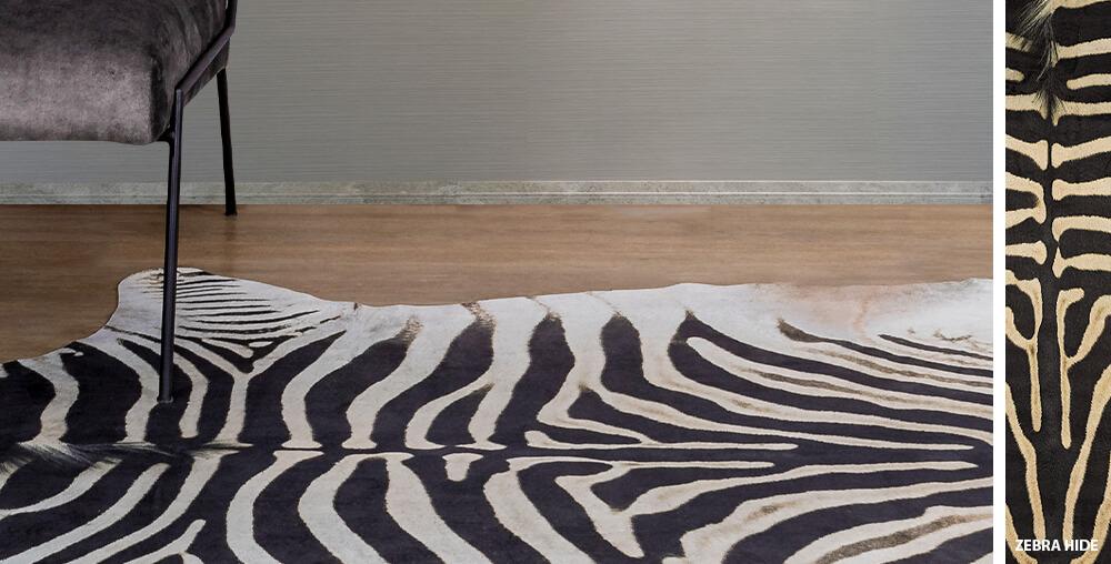 Faux Zebra Hide Carpets Leather Gallery 