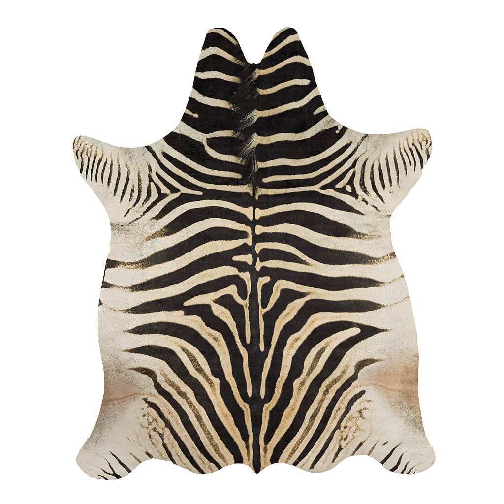 Faux Zebra Hide Carpets Leather Gallery 155 x 190 