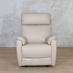 Denver Leather Recliner Chair styled in a modern living room, demonstrating its versatility and ability to enhance interior decor.