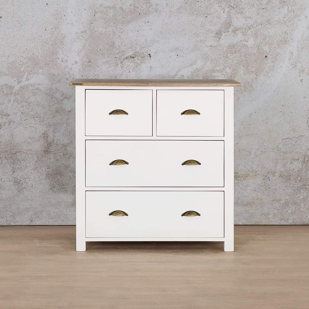 Front view of The Louvre Chest of Drawers, showcasing its elegant design and spacious storage compartments.