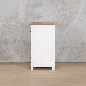 Side view of The Louvre Chest of Drawers, highlighting its sleek profile and premium craftsmanship.